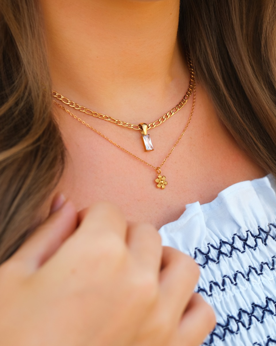 Gouden necklaceparty