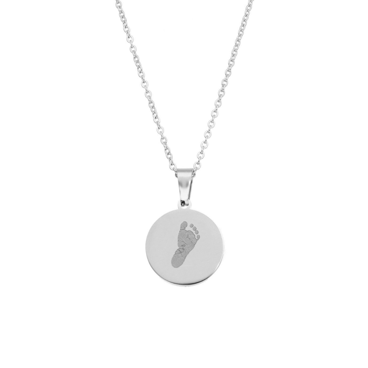 Graveerbare ketting voetafdruk