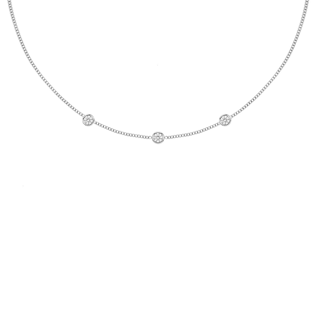 Loved ones ketting 3 steentjes
