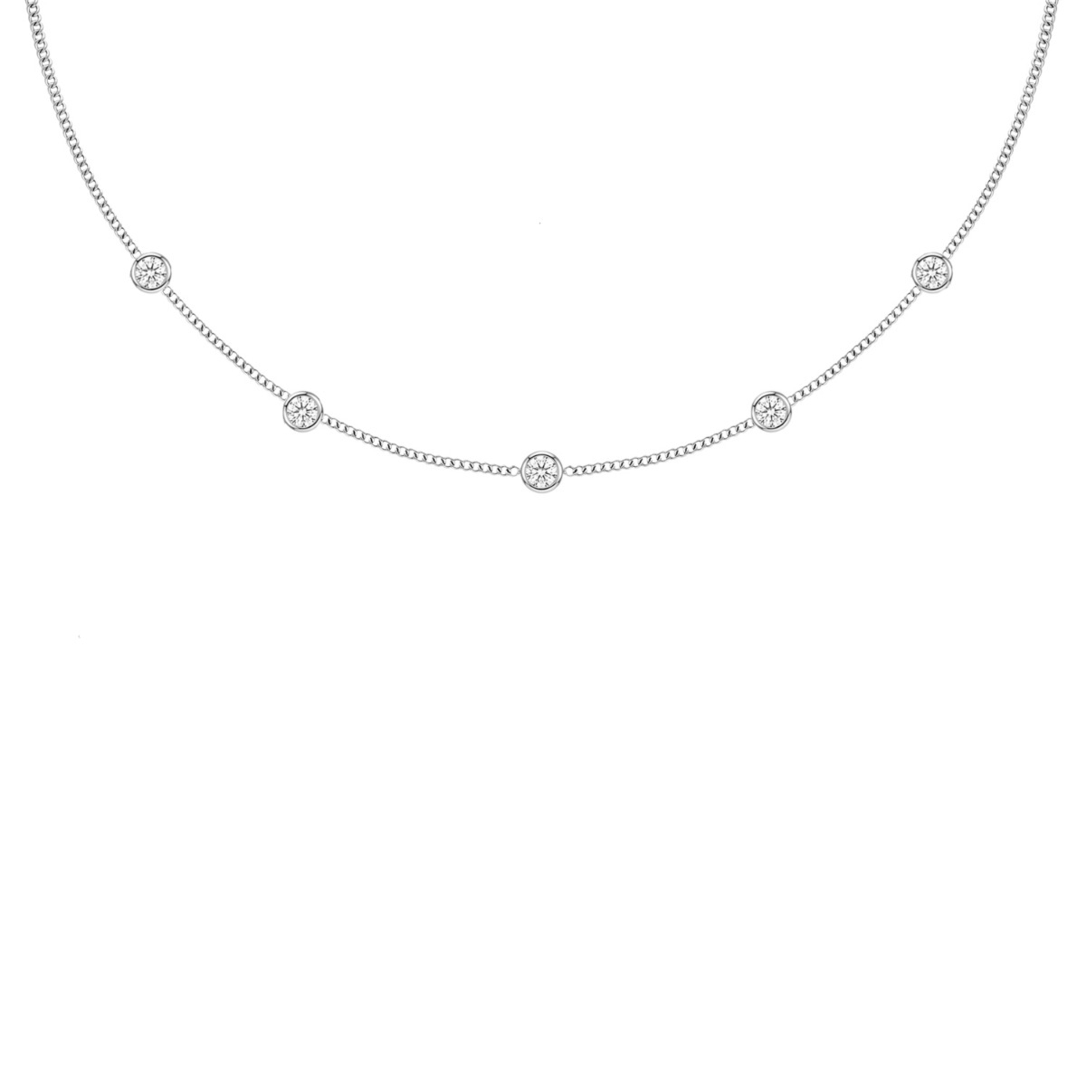 Loved ones ketting 5 steentjes