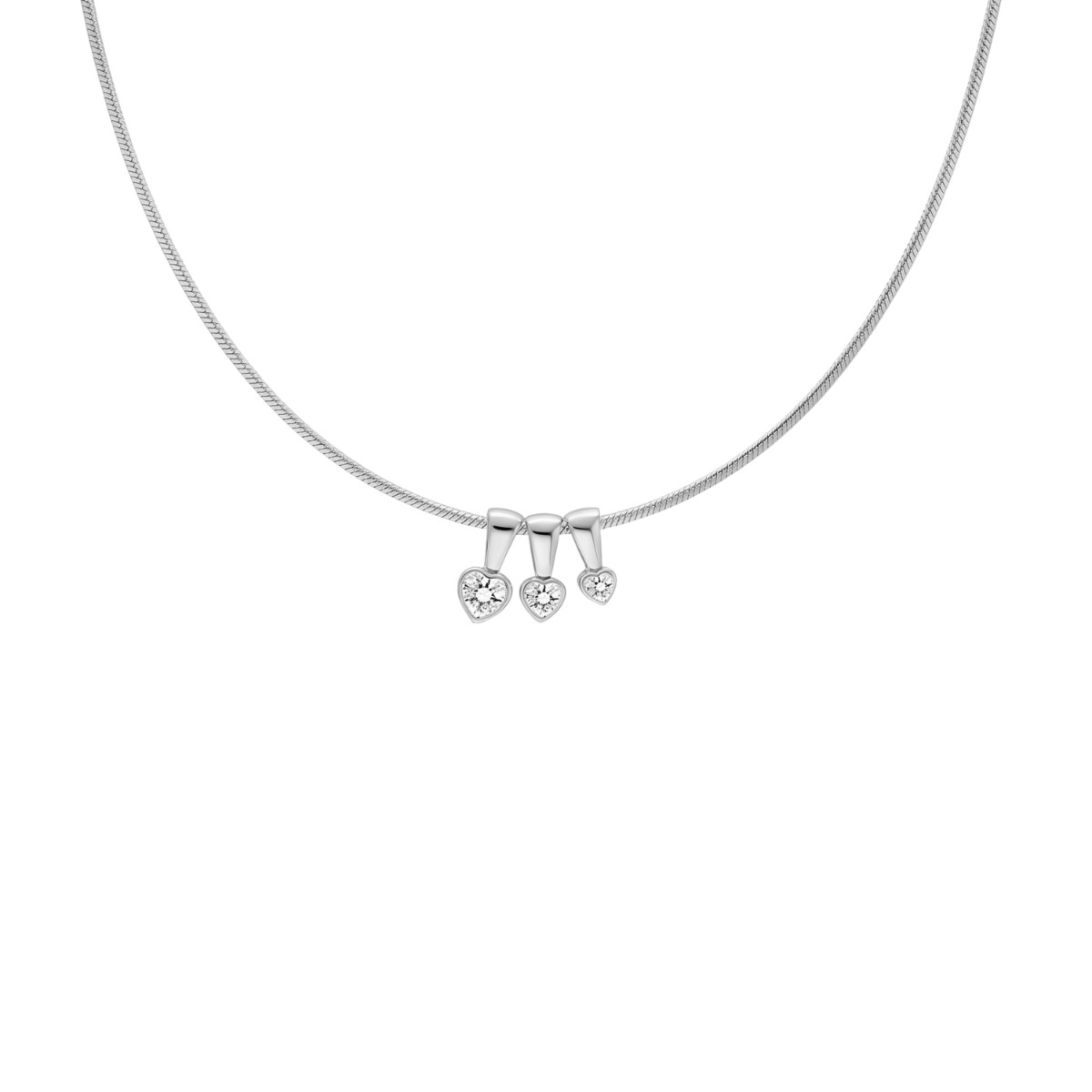 Familieketting met hartjes