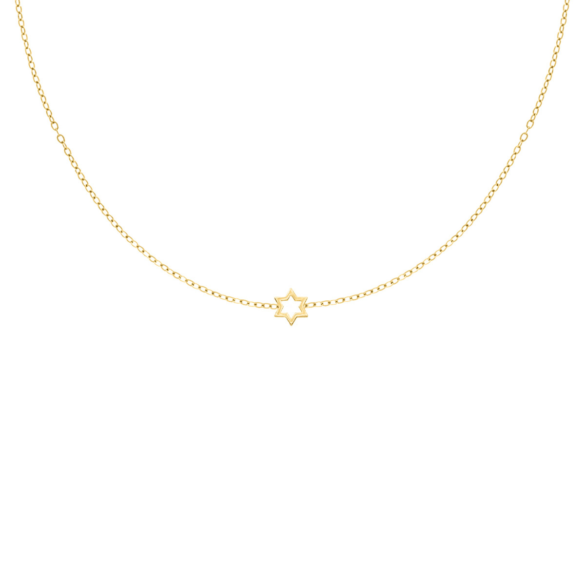 Kinder ketting star goudkleurig