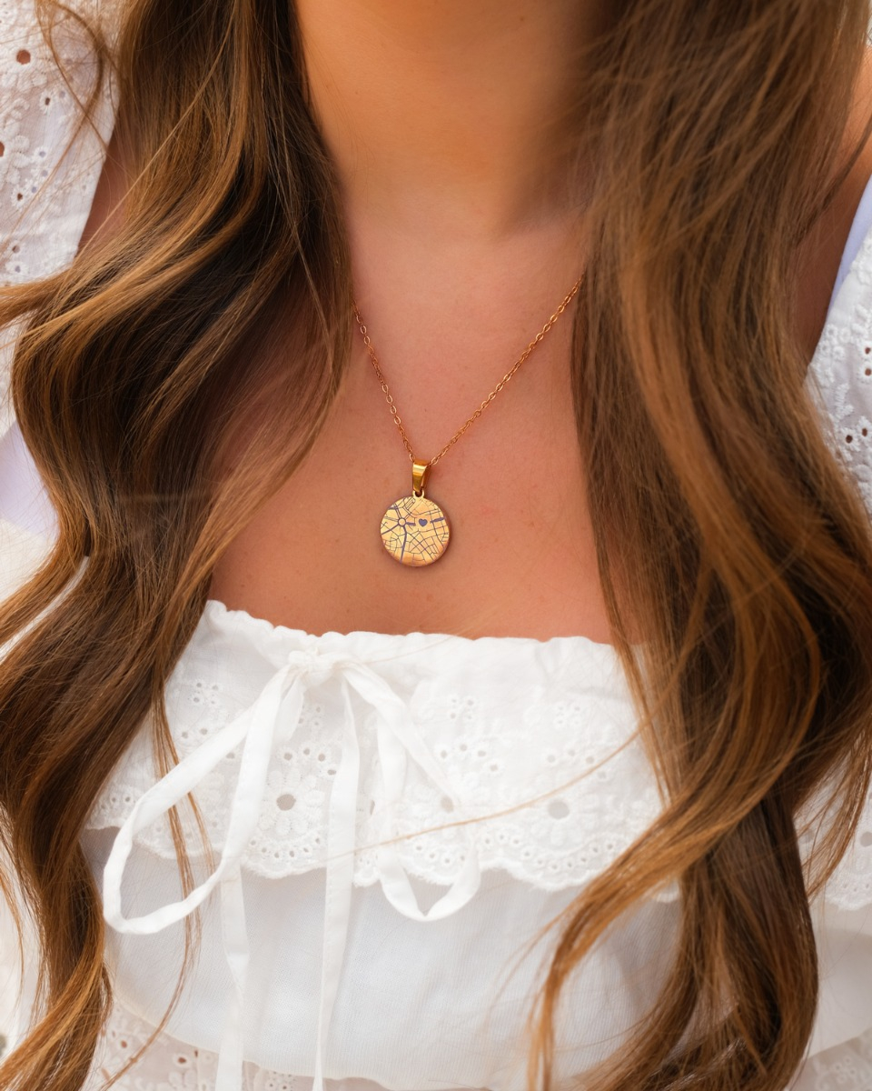 Where we met ketting goudkleurig