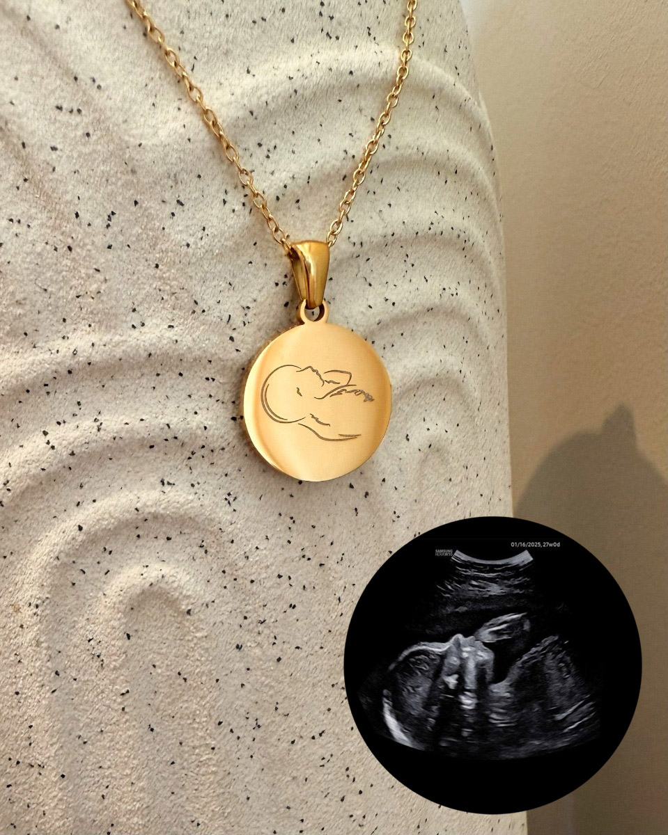 Gouden echo ketting voorbeeld