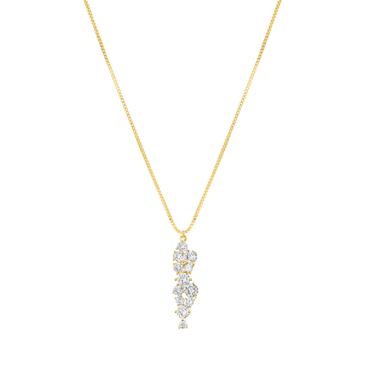 Minimalistische hanger ketting goudkleurig