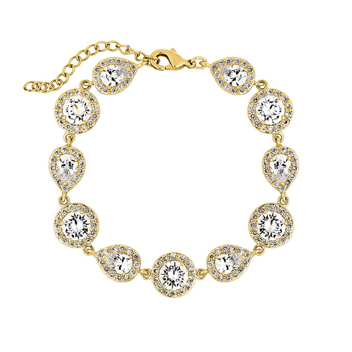 Beautiful bracelet with zirconia