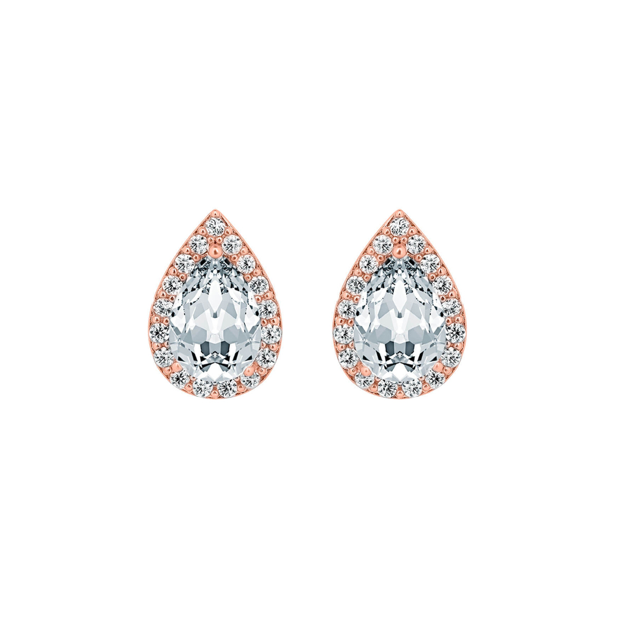 Daily Luxury Oorbellen VII Rose Goud Kleurig