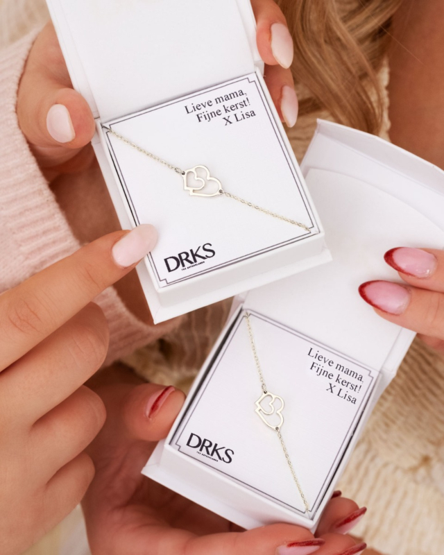 Zilveren hartjes armbanden