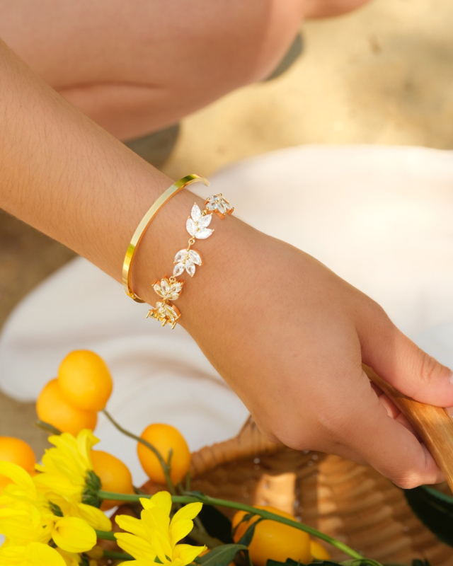 Gouden armparty luxury