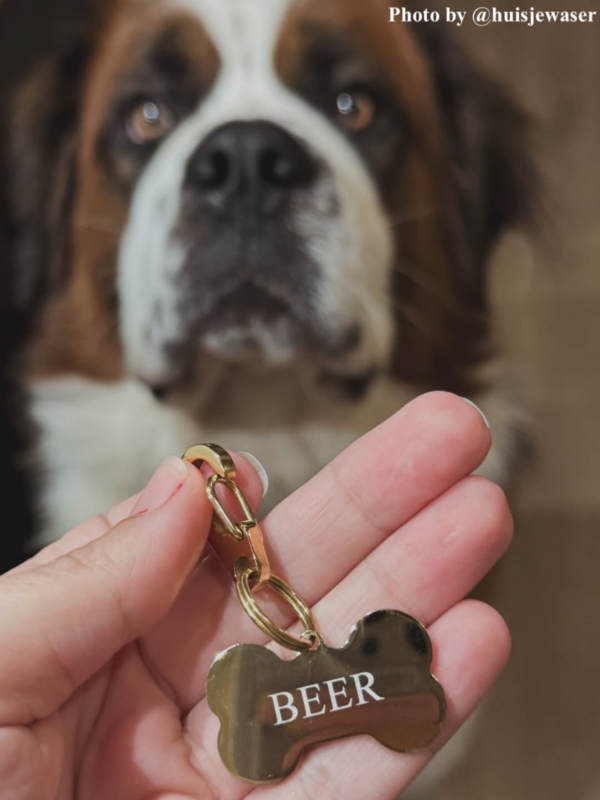 influencer hond beer hondenpenning