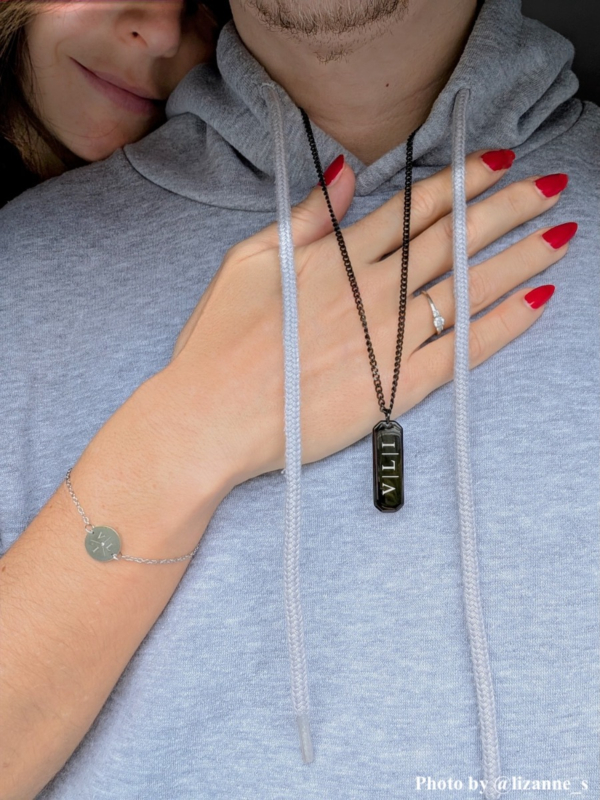 Heren ketting bij influencer