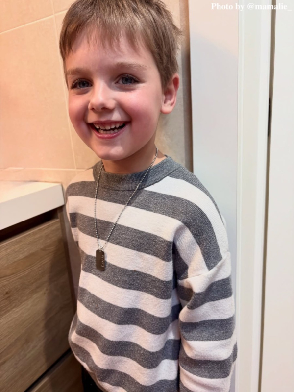 dog tag ketting kids.