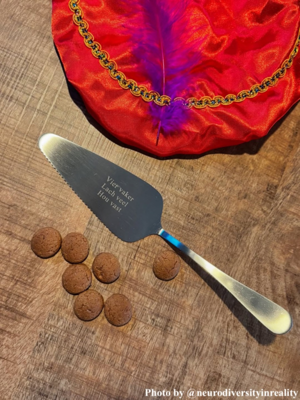 influencer taartschep sinterklaas