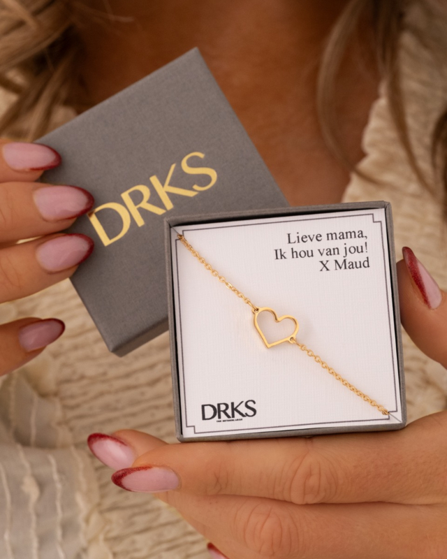 Moeder & Dochter Steel Love Goud Kleurig