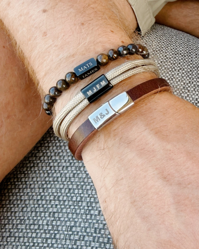 Mix van heren armbanden