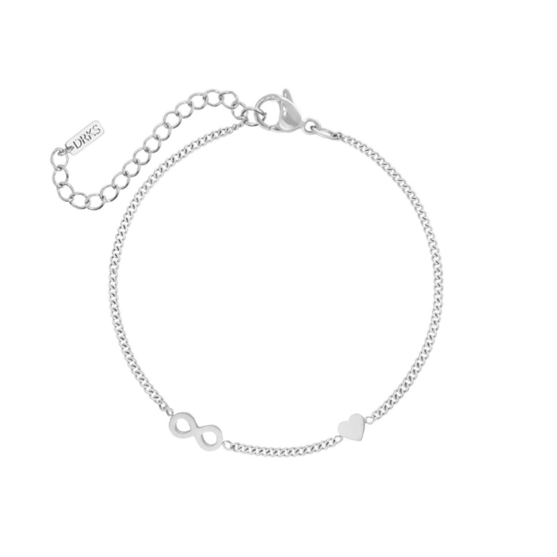 Kinder armband infinity & heart
