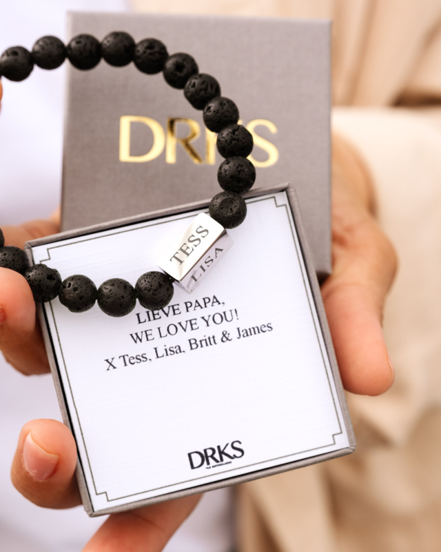 Kralen armband als vaderdag cadeau