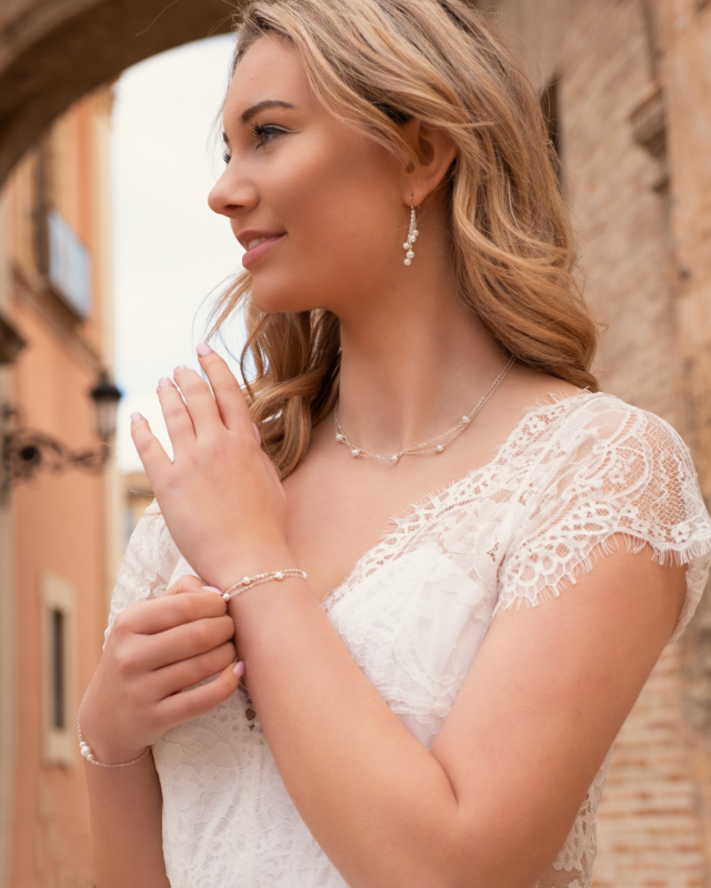 Parel Oorbellen Belle Sterling zilver