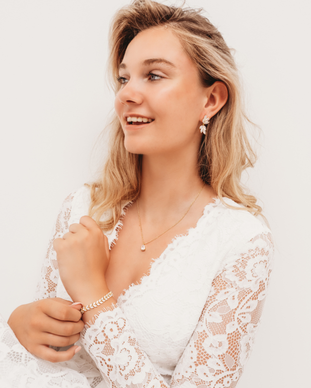 Bridal Oorbellen Goudkleurig