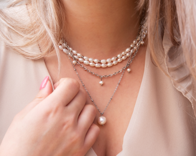 Parelketting met hanger