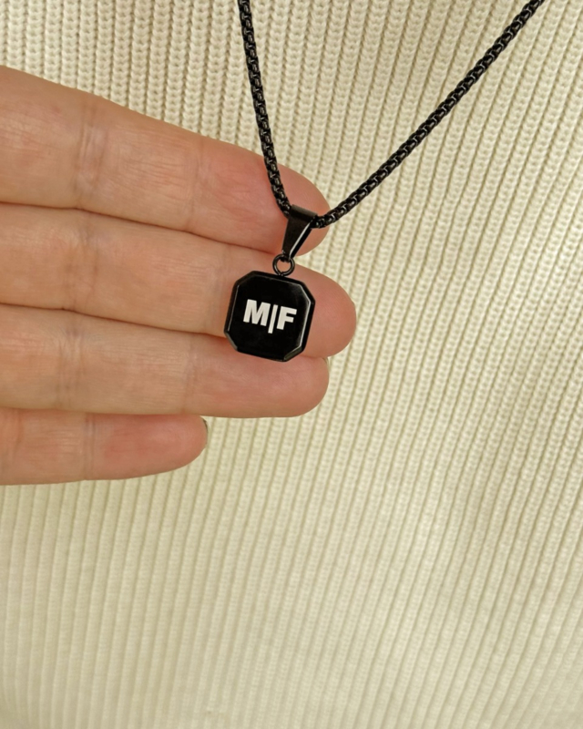 Heren ketting met gravering