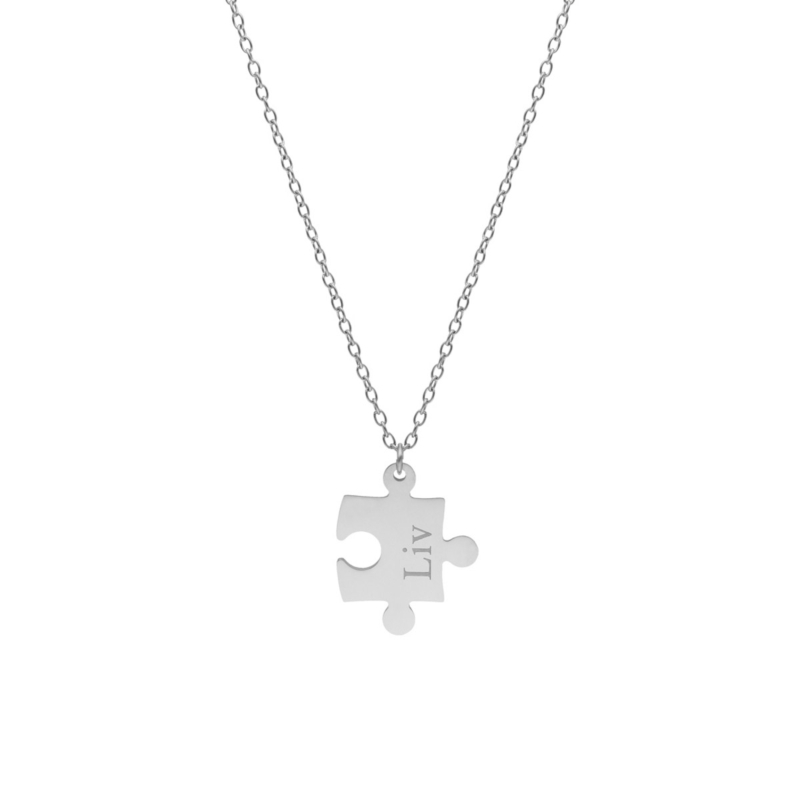 Puzzel ketting met gravering