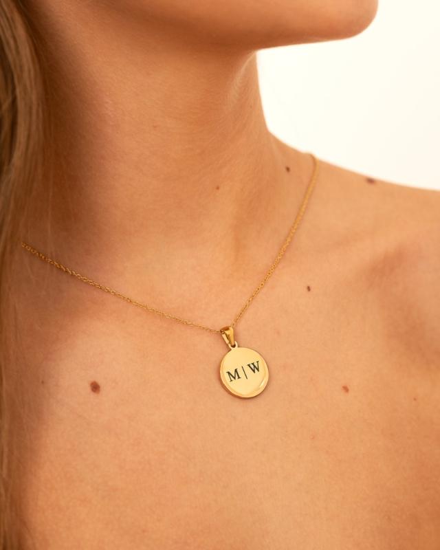 Gouden naam ketting