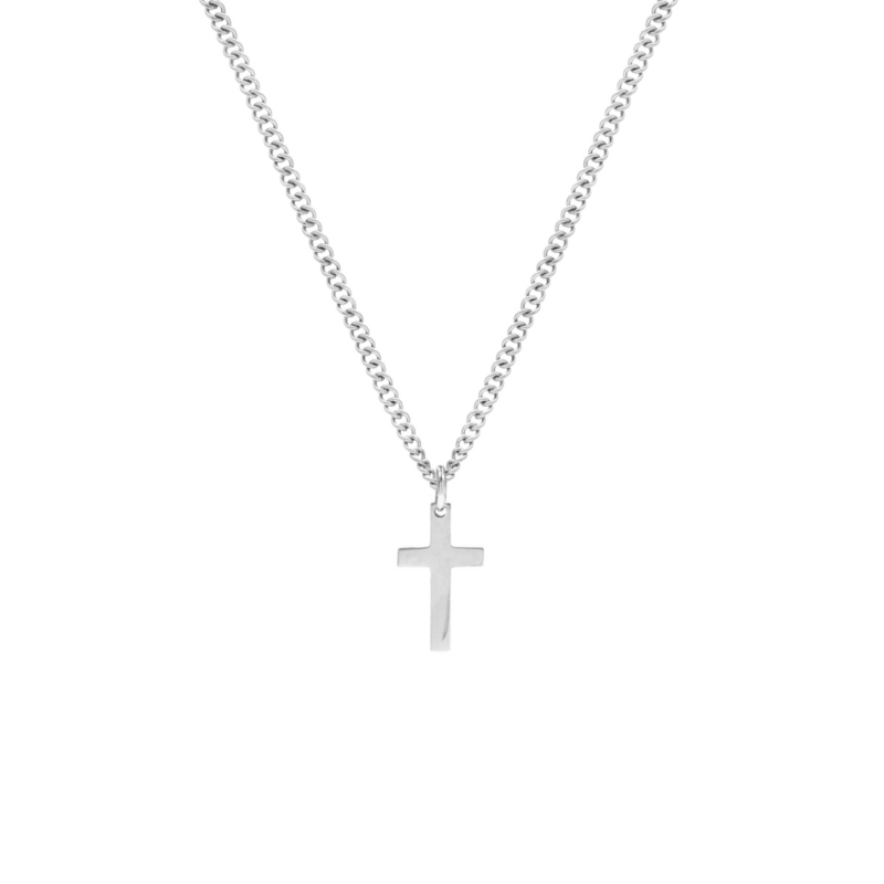 Heren ketting met kruis
