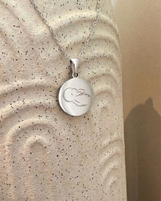 Ketting met echo zilver