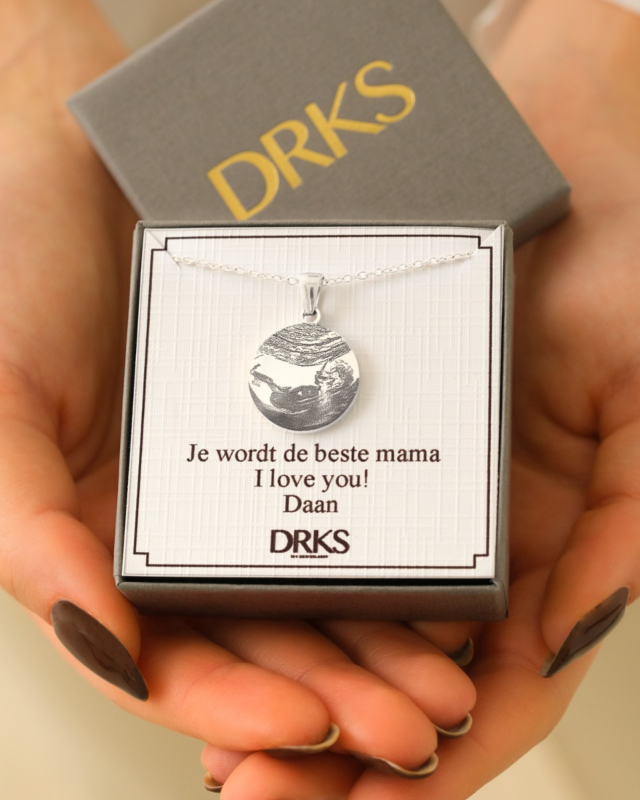 Graveerbare echo ketting