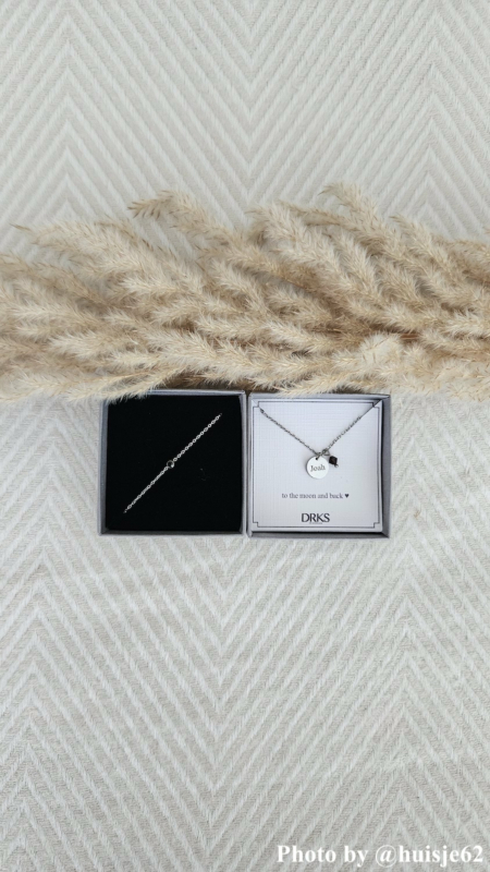 Graveerbare ketting birthstone