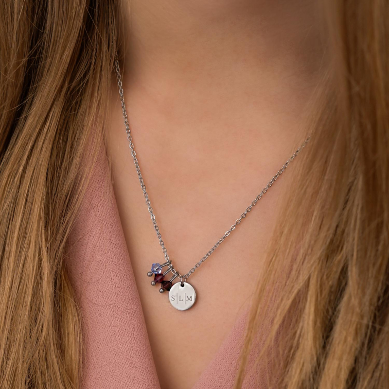 Birthstone ketting kopen met steentjes voor een mooie look