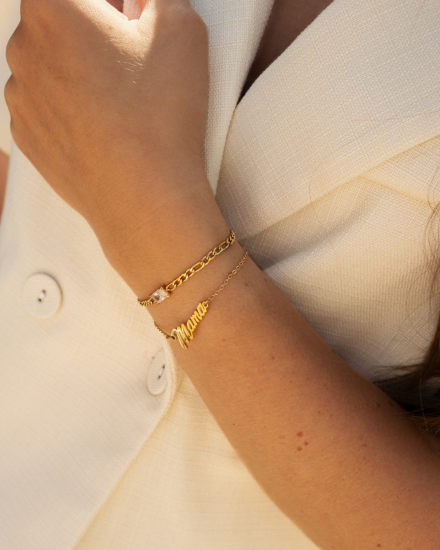 gouden armbandjes combinatie