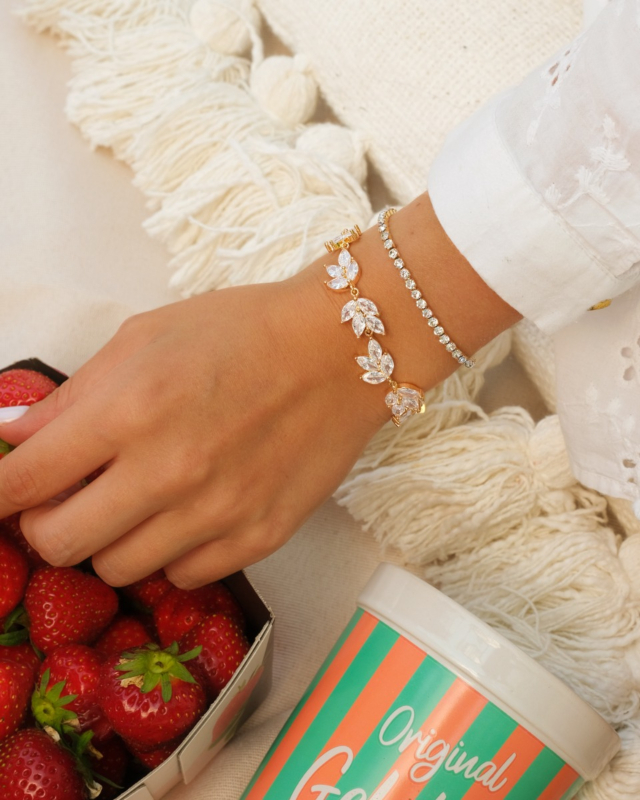 gouden armbanden combinatie