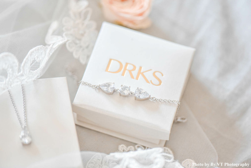 Minimalistische armband voor de bruid
