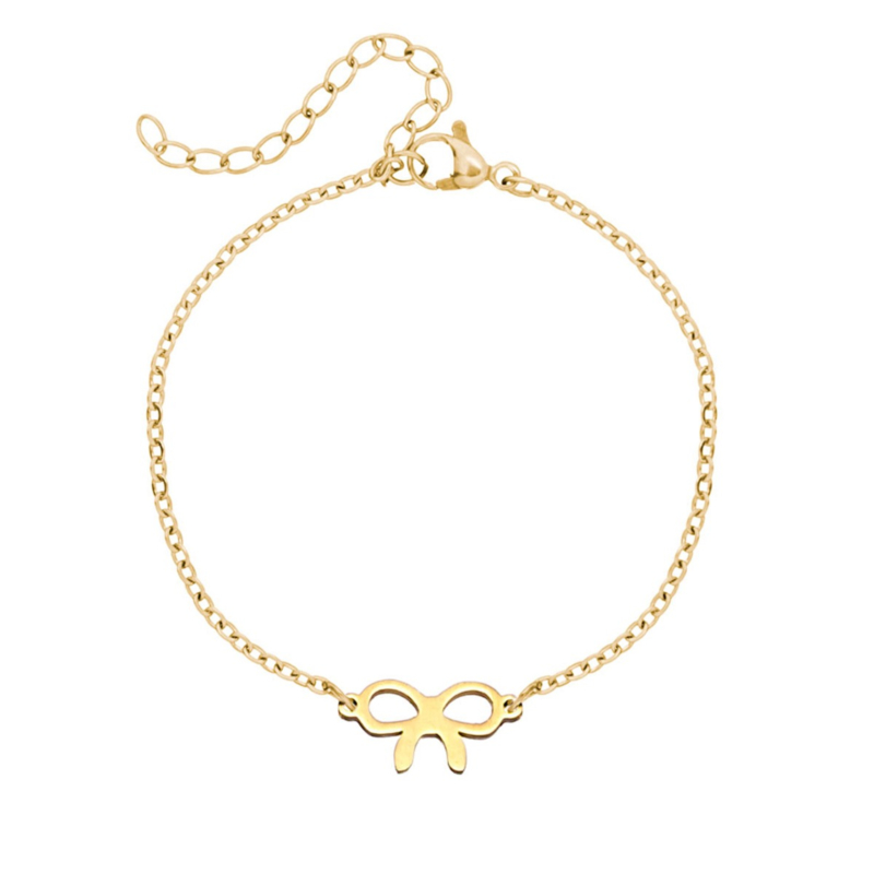 Gouden armband met strikje