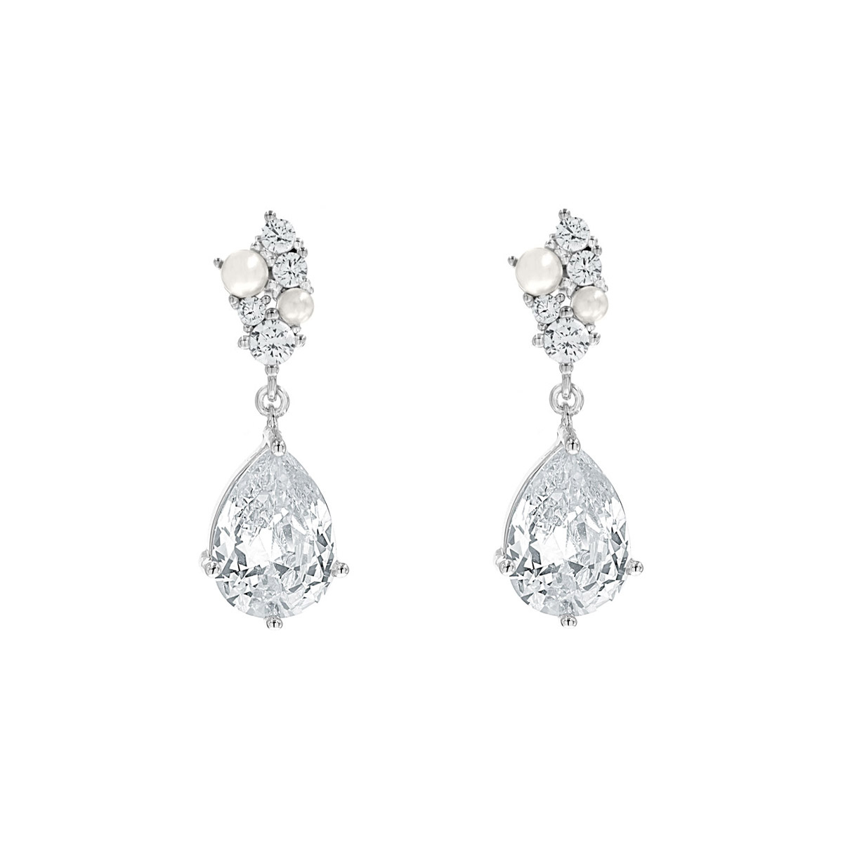 Clip oorbellen- Budget- Parel- strass- Geen gaatjes- Charme Bijoux Clip oorbellen- Budget- Parel- strass- Geen gaatjes- Charme Bijoux