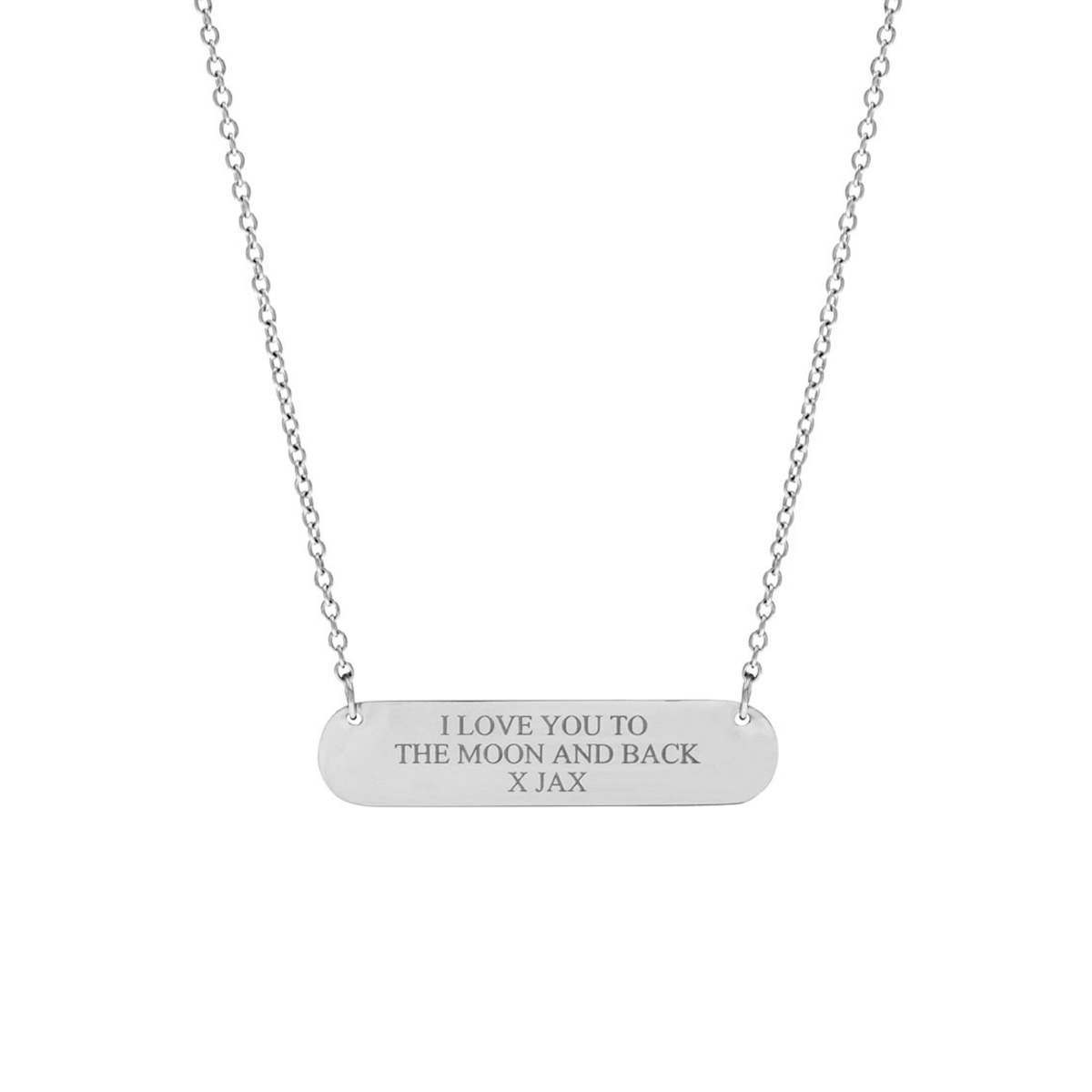 Bar Ketting met Naam Kopen? Bekijk nu online! - KAYA Sieraden