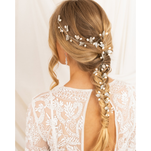 Haarsieraad boho pearls