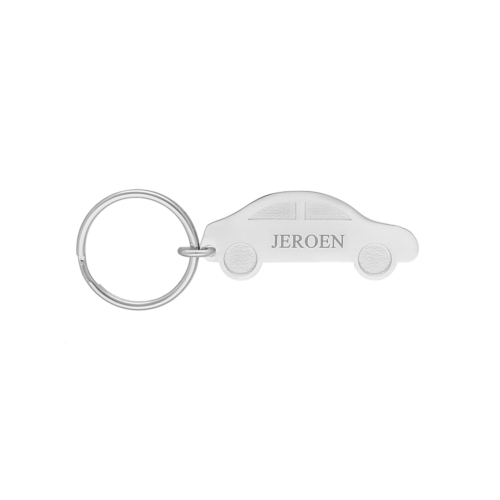 Sleutelhanger Met Graveerbare Auto