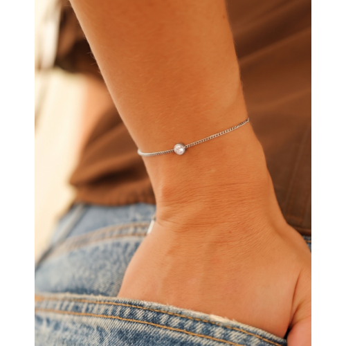 Loved ones armband 1 steentje