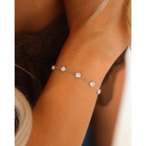 Loved ones armband 5 steentjes