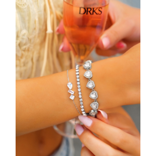 Armband met steentjes triple