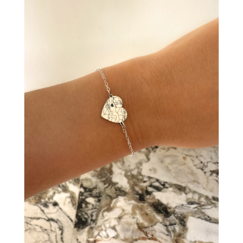 Where we met armband hartje