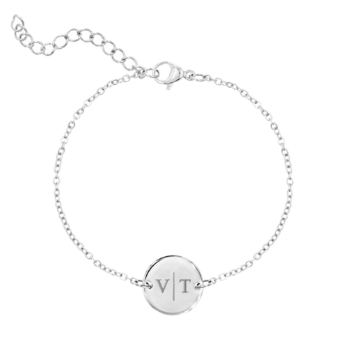 DRKS Graveerbare Armband Rond Zilver