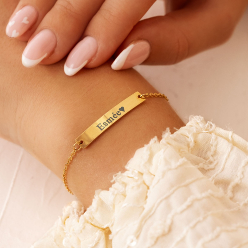 Naam Armband Goud Kleurig