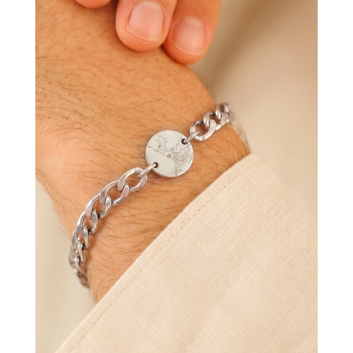 Where we met heren armband