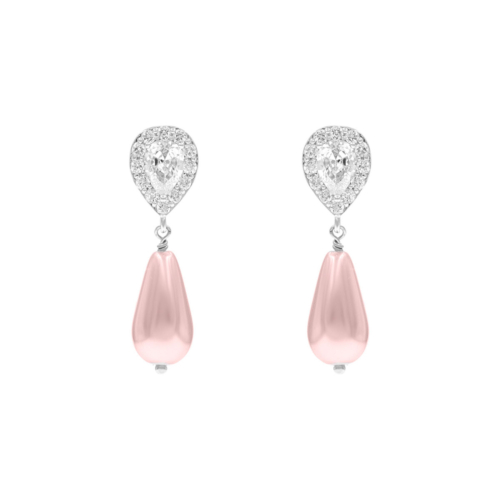  Faux Pearl Oorbellen Roze