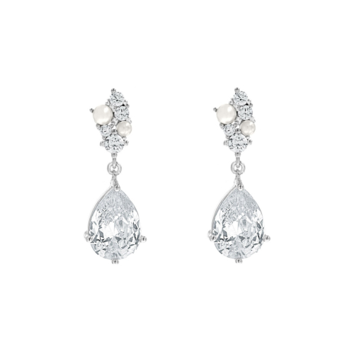 Bruids Oorbellen Sparkle & Pearl 
