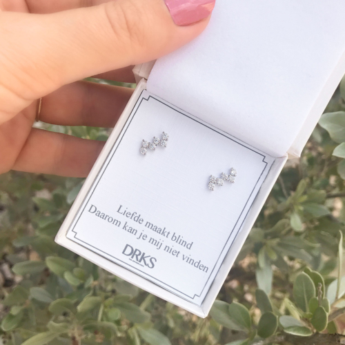 Sparkle stud oorbellen
